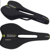 Selim Absolute Atletic Foam 2354h Vazado Cavidade Bike Preto