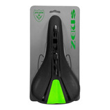 Selim Gel Mtb Zeus Lumi 1040 Sem Carrinho Preto verde