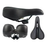 Selim Gts Mtb Vazado Preto Gel Neoprene C Carrinho Bike