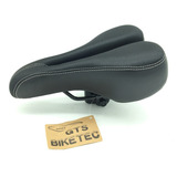 Selim Vazado Gts Gel Em Neoprene Super Confortável Bike Mtb