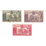 Selo 228 231 Espanha 1905 Dom Quixote De Cervantes 400 Anos