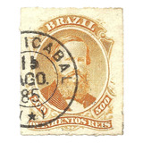 Selo 36 Império Dom Pedro 500 Réis Com Cbc Jaboticabal