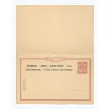 Selo Alemanha bilhete Postal