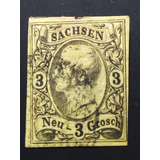 Selo Alemanha Sachsen C 11 Ano 1856 Lote 1776