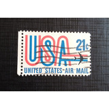 Selo Antigo Estados Unidos Usa Air Mail 1971 U063