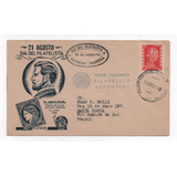 Selo Argentina fdc envelope 1 congr Filat Argentino 1953 u
