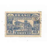 Selo Brasil 50 aniv Inst Geogr histórico Bahia 45 rhm 205 u
