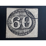 Selo Brasil 60 Reis Olho De Boi Rhm 2 Ano 1843 Lote 10