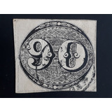 Selo Brasil 90 Reis Olho De Boi Rhm 3 Ano 1843 Lote 11