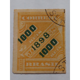 Selo Brasil Jornais 1000 Reis Rhm 121 Ano 1898 Lote 1359