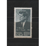 Selo Brasil personalidades Em Memória A John Kennedy 1964