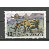 Selo Coréia Do Norte animais Pre Históricos 1991 y2225 usado