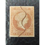 Selo Espanha N 37 Yvert De 1855 Lote 1239