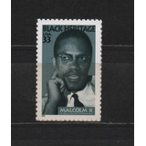 Selo Estados Unidos selo Malcolm X