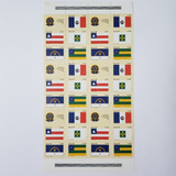Selo Folha Inteira Bandeiras Dos Estados I C1231 1235 1981