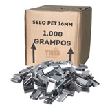 Selo Grampo P  Fita Pet Verde De 16mm 8 Kg C 1000 Unidades