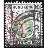 Selo Hong Kong colônia 30 Cent King Edward Ii 1903 Raro
