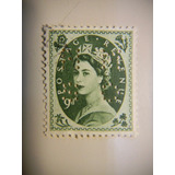 Selo Inglaterra - Rainha Elizabeth Il - 9 Penny - 1955 /1957