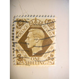 Selo Inglaterra Rei George Vl 1 Shilling 1937 1939