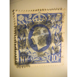 Selo Inglaterra Rei George Vl 10 Shilling 1941 1948