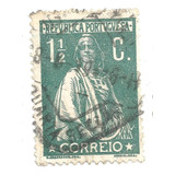 Selo Postal Antigo Portugal 1 Cent 1911 F07