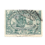 Selo Postal Antigo Portugal 2 5 Reis 1915 F07