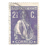 Selo Postal Antigo Portugal 2 Cent 1914 F07