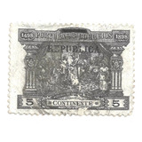 Selo Postal Antigo Portugal 5 Cents 1911 F07