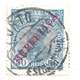 Selo Postal Antigo Portugal 50 Reis 1912 F07