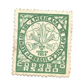 Selo Postal Circulado 1 Encontro De Botanica 1938 F01