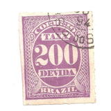 Selo Postal Circulado Taxa