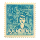 Selo Pró Juventude 1940 200 Réis