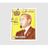 Selo Vintage Royaume Du Maroc Rei Hassan Ii valor 4 00 