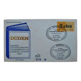 Selos Alemanha Duden 1980 Envelope 1 Dia