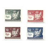 Selos Alemanha Polonia 1940 Mi 59 62 Novos Com Goma