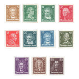 Selos Alemanha Reich Yvert 379 389 Novos Com Goma Charneira