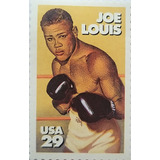 Selos Antigos Boxe Joe Louis 1995 Estados Unidos Usa 29 Raro