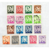 Selos Bélgica 1953 1976 Rei Balduino Coleção 17 Selos