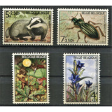 Selos Bélgica Fauna Flora Silvestre Animais Selvagens L 3317