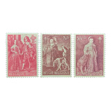 Selos Bélgica Série Artes Anti tuberculose 1964
