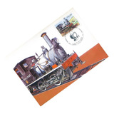 Selos Brasil 1983 Máximo Postal Ferrovias Locomotivas