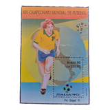 Selos Brasil Bloco Copa Do Mundo Fifa Itália 1990