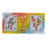Selos BuLGária Bloco Copa Do Mundo Itália Taça 1990