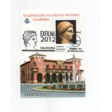 Selos Da Espanha bloco Exfilna Car 1 Dia Circul 2012 mint 