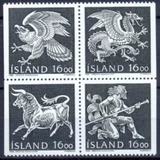 Selos Da Islândia quadra 4 Gênios