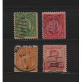 Selos Das Filipinas 4 Selos Personalidades 1918 39 usados 
