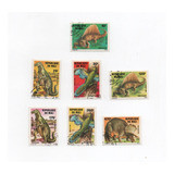 Selos De Mali Série Fauna Animais Pre históricos 1984