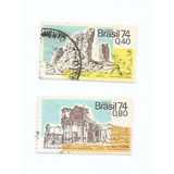 Selos Do Brasil série Turismo Nacional 1974 usado 