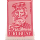 Selos Do Uruguai Personalidades josé Garibaldi 1970 mint 