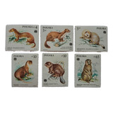 Selos Polônia Série Animais Protegidos 1984